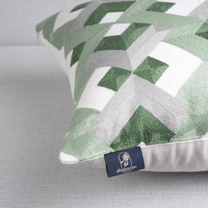 Set of 4 Geometric Series Throw Pillow Case Cushion Cover