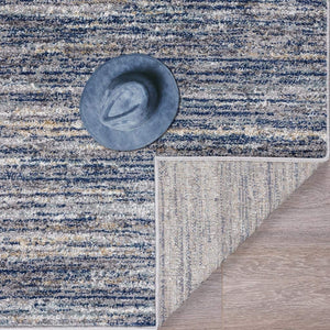 Hampsteads Collection Contemporary Soft Area Rug Blue