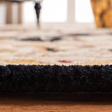 Safavieh Collection Handmade Traditional Oriental Premium Wool Accent Rug,Black / Ivory