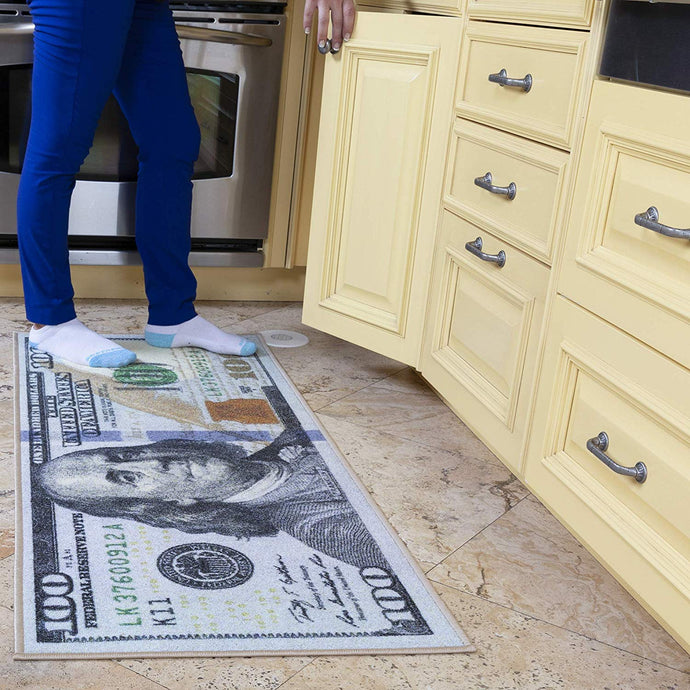 Dollar Printed Pattern Non-skid Area rug