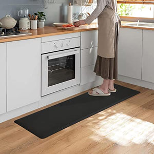 ZVV 2PCS Kitchen Mat Cushioned Anti Fatigue Kitchen Rug,17.3" X 30", Waterproof Non Slip Memory Foam Kitchen Mats and Rugs Heavy Duty Ergonomic Comfort Rugs for Kitchen,Floor Home,Office,Sink,Laundry