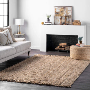 Chunky Loop Natural Jute Rug - Multiple sizes available