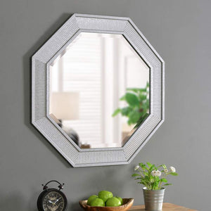 Galavant Galvanized 34" x 34" Octagon Wall Mirror