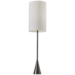 Bella Black Nickel Metal Bell-Shaped Touch Table Lamp