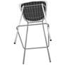 Madeline 28" High Silver and Black Barstool