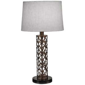 Cathedral Laser Cut Oil-Rubbed Bronze Table Lamp