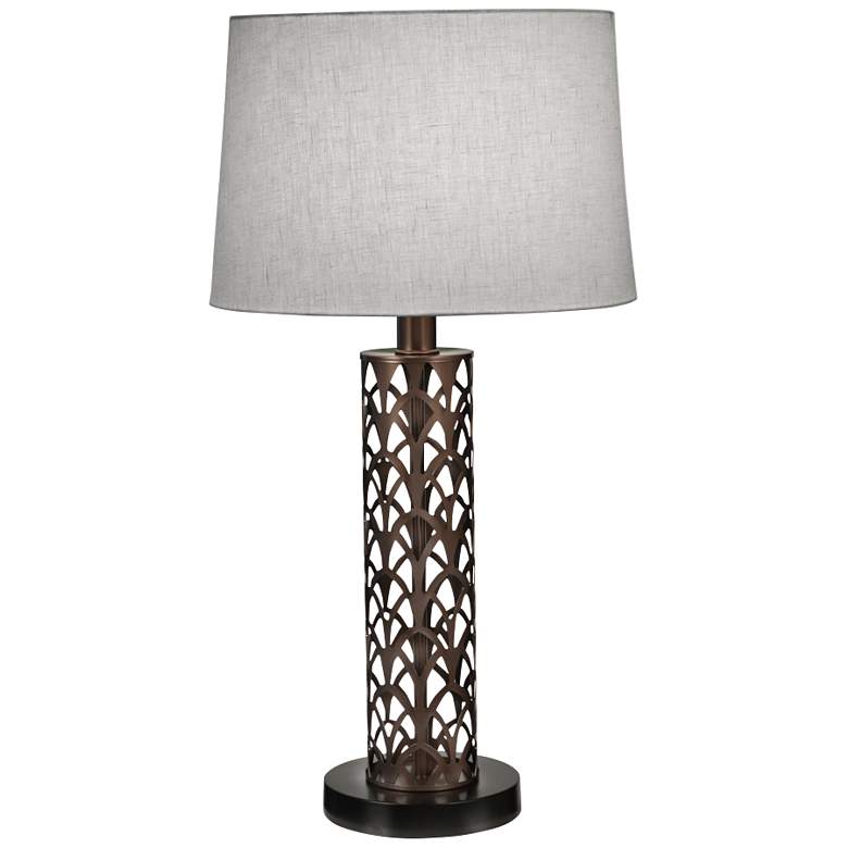 Cathedral Laser Cut Oil-Rubbed Bronze Table Lamp