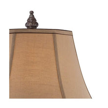 Bronze Crackle Large Urn Table Lamp with Table Top Dimmer