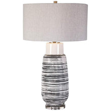 Magellan Distressed Aged Ivory Glaze Table Lamp