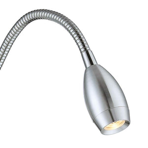 Lite Source Saskia Aluminum Gooseneck LED Wall Lamp