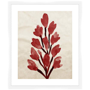 Crimson Bouquet I 26 1/2" High Framed Wall Art