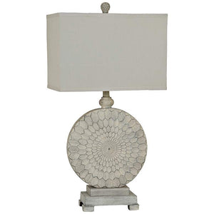 Crestview Collection Sun Dance Cream Cake Table Lamp