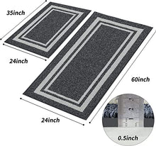 Kitchen Mat [2 PCS] Thick Kitchen Rugs Non-Skid Ergonomic Comfort Standing Mat