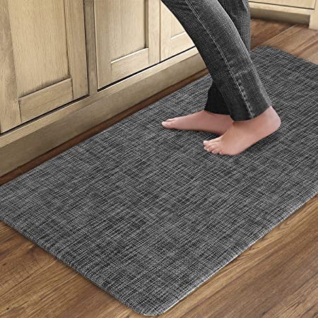 QSY Home Kitchen Anti Fatigue Rugs 20x39x1/2-Inch Floor Comfort Mats  Waterproof Non Skid Thick Cushioned for Standing Desk Garages