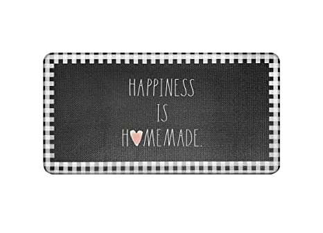 Rae Dunn “Blessed” Anti-Fatigue Farmhouse Black Kitchen Mat