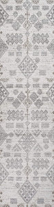 Bhalil Berber Diamond Geometric Beige/Gray Soft Area Rug