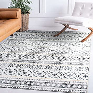 Grey Modern Boho Entryway Rug, Floor Rugs For Bedroom Kitchen