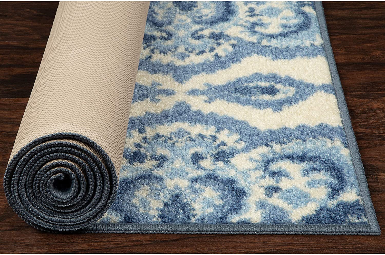 Maples Rugs Caprice Boho Medallion Hallway Entryway Non Skid Runner Rug  [Made in USA], Blue, 2' x 6' - Yahoo Shopping