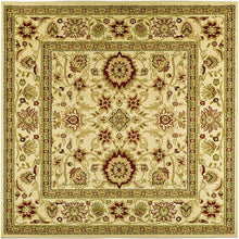 Traditional Oriental Area Rug Ivory/Red