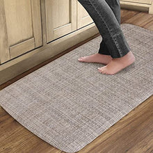 QSY Home Kitchen Anti Fatigue Rugs 20x39x1/2-Inch Floor Comfort Mats Waterproof Non Skid Thick Cushioned for Standing Desk Garages