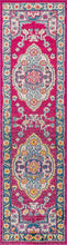 Bohemian Flair Boho Chic Medallion Blue/Yellow Soft Area Rugs