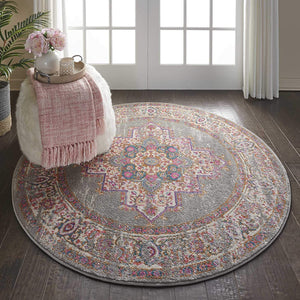 Passion Traditional Area Rug, GREY