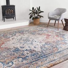Dante Collection Modern Traditional Soft Area Rug Multi/Stone