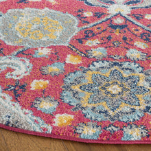 Floral Fuchsia/Gold Soft Area Rugs