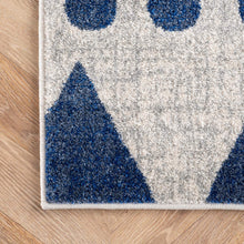 Shaina Tribal Area Rug,Blue