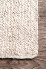 Handmade Braided Off-white Jute Soft Area Rugs