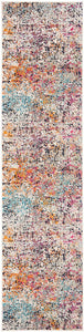 Modern Contemporary Abstract Area Rug, Grey/Pink