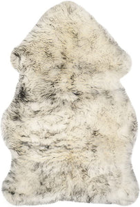 Sheep Skin Collection White  Handmade Rustic Glam Genuine Pelt Extra Thick Accent Soft Area Rug