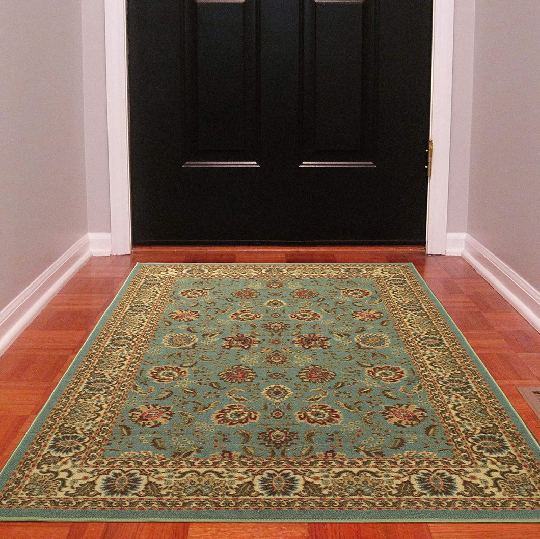 Collection Persian Style Rug Oriental Rugs with Non-Skid  Rubber Backing Area Rug