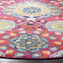 Floral Fuchsia/Gold Soft Area Rugs