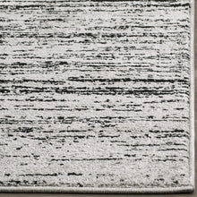 Ombre Silver Black Soft Area Rug