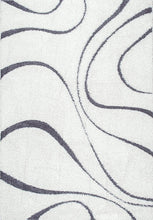Ivory Gray Soft Plush Shag Area Rug
