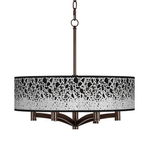 Ava 6-Light Bronze Pendant Chandelier