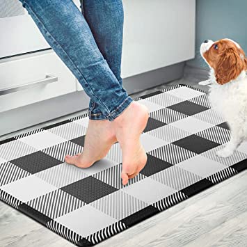 Kitchen Mat Cushioned Anti-Fatigue Floor Mat, 17.7