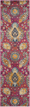 Floral Fuchsia/Gold Soft Area Rugs