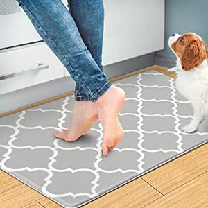 Kitchen Mat Cushioned Anti-Fatigue Floor Mat, 17.7x30, Waterproof No –  Modern Rugs and Decor
