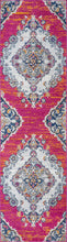 Bohemian FLAIR Boho Vintage Medallion Blue/Multi. Soft Area Rug