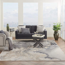 Maxell Abstract Soft Area Grey Soft Rug