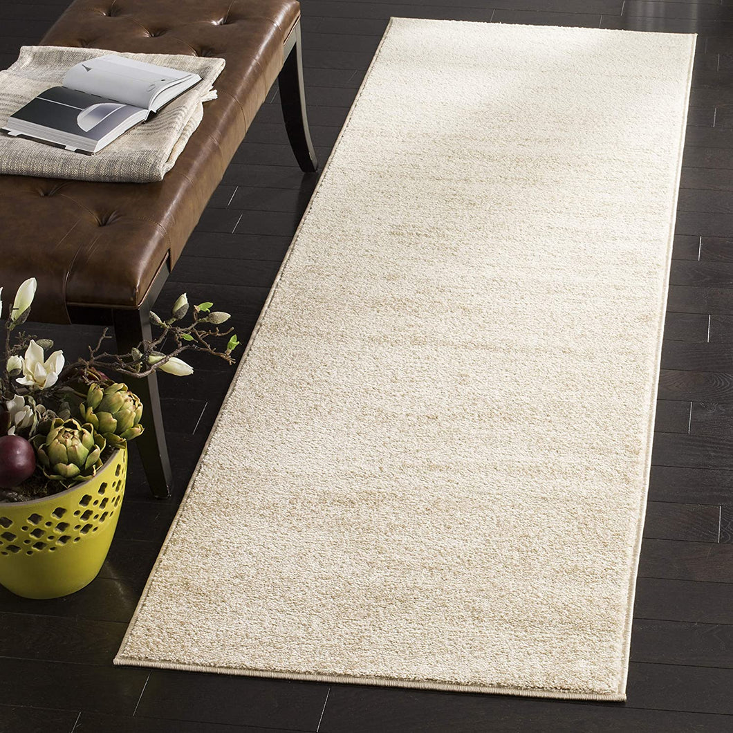 Ombre Champagne Cream Soft Area Rug