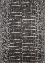 Animal Print Modern Contemporary Charcoal Polyester Area Rug