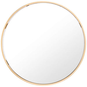 Zuo Eye Gold 24 1/4" Round Wall Mirror