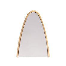 Zuo Envoy Gold 10 1/2" x 46" Oval Wall Mirror