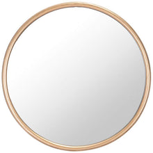 Zuo Ogee Gold 12" Round Small Wall Mirror