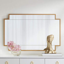 Corson Antique Gold 26" x 40" Cut Edge Wall Mirror