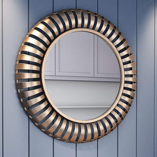 Zuo Fallon Gold 26" Round Decorative Wall Mirror