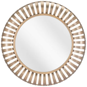 Zuo Fallon Gold 26" Round Decorative Wall Mirror